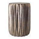 Modern European furniture - Ridged Ceramic Garden Stool - www.oroatrade.com