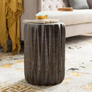 Modern European furniture - Ridged Ceramic Garden Stool - www.oroatrade.com