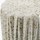 Modern European furniture - Ridged Ceramic Garden Stool - www.oroatrade.com