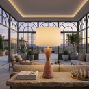 Terrazzo Red Accent Table Lamp | Kuda Home Arroyo