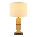 Contract furniture - Brown Geometrical Base Table Lamp - www.oroatrade.com