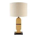 Contract furniture - Brown Geometrical Base Table Lamp - www.oroatrade.com