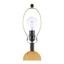Contract furniture - Brown Geometrical Base Table Lamp - www.oroatrade.com