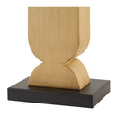 Contract furniture - Brown Geometrical Base Table Lamp - www.oroatrade.com