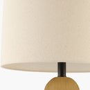 Contract furniture - Brown Geometrical Base Table Lamp - www.oroatrade.com