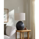 Hospitality furniture - Black Ceramic Accent Table Lamp - www.oroatrade.com