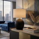 Hospitality furniture - Black Ceramic Accent Table Lamp - www.oroatrade.com