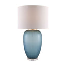 Contract furniture - Blue Glass Accent Floor Lamp - www.oroatrade.com