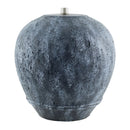 Contract furniture - Sandblasted Gray Ceramic Table Lamp - www.oroatrade.com