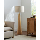 Contract furniture - Flared Wooden Accent Floor Lamp - www.oroatrade.com