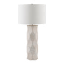 Hospitality furniture - White Linen Shade Floor Lamp - www.oroatrade.com