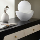 Hospitality furniture - Cement Bowl Accent Table Lamp - www.oroatrade.com