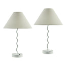 Hospitality furniture - Wavy Iron Table Lamp Set (2) - www.oroatrade.com
