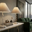 Hospitality furniture - Wavy Iron Table Lamp Set (2) - www.oroatrade.com