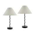 Hospitality furniture - Wavy Iron Table Lamp Set (2) - www.oroatrade.com