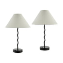 Hospitality furniture - Wavy Iron Table Lamp Set (2) - www.oroatrade.com