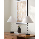 Hospitality furniture - Wavy Iron Table Lamp Set (2) - www.oroatrade.com