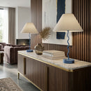 Hospitality furniture - Wavy Iron Table Lamp Set (2) - www.oroatrade.com