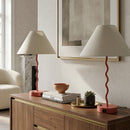 Hospitality furniture - Wavy Iron Table Lamp Set (2) - www.oroatrade.com