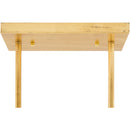Hospitality furniture - White Glass 5-Light Linear Chandelier - www.oroatrade.com