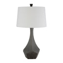 Hospitality furniture - Gray Faceted Accent Table Lamp - www.oroatrade.com