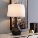 Hospitality furniture - Gray Faceted Accent Table Lamp - www.oroatrade.com