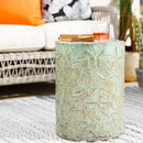 Modern European furniture - Carved Ceramic Garden Stool - www.oroatrade.com