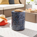 Modern European furniture - Carved Ceramic Garden Stool - www.oroatrade.com