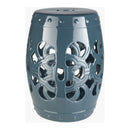 Modern European furniture - Openwork Glazed Ceramic Garden Stool - www.oroatrade.com