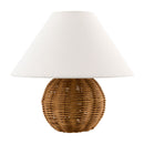 Hospitality furniture - Round Rattan Accent Table Lamp - www.oroatrade.com