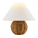 Hospitality furniture - Round Rattan Accent Table Lamp - www.oroatrade.com