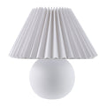 Hospitality furniture - Pleated Linen Ceramic Table Lamp - www.oroatrade.com