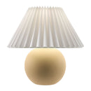 Hospitality furniture - Pleated Linen Ceramic Table Lamp - www.oroatrade.com