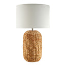 Hospitality furniture - Rattan White Cotton Table Lamp - www.oroatrade.com