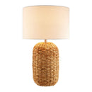 Hospitality furniture - Rattan White Cotton Table Lamp - www.oroatrade.com