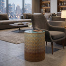 Modern European furniture - Carved Pattern Ceramic Garden Stool - www.oroatrade.com