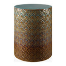 Modern European furniture - Carved Pattern Ceramic Garden Stool - www.oroatrade.com