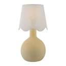Hospitality furniture - Wavy-Edge Rattan Ceramic Table Lamp - www.oroatrade.com