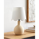 Hospitality furniture - Wavy-Edge Rattan Ceramic Table Lamp - www.oroatrade.com