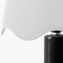 Hospitality furniture - Wavy-Edge Rattan Ceramic Table Lamp - www.oroatrade.com
