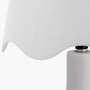 Hospitality furniture - Wavy-Edge Rattan Ceramic Table Lamp - www.oroatrade.com