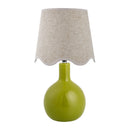 Hospitality furniture - Wavy-Edge Rattan Ceramic Table Lamp - www.oroatrade.com