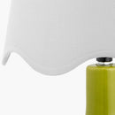Hospitality furniture - Wavy-Edge Rattan Ceramic Table Lamp - www.oroatrade.com