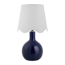 Hospitality furniture - Wavy-Edge Rattan Ceramic Table Lamp - www.oroatrade.com