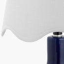 Hospitality furniture - Wavy-Edge Rattan Ceramic Table Lamp - www.oroatrade.com