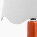 Hospitality furniture - Wavy-Edge Rattan Ceramic Table Lamp - www.oroatrade.com