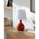 Hospitality furniture - Wavy-Edge Rattan Ceramic Table Lamp - www.oroatrade.com