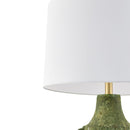 Hospitality furniture - Rustic Green Ceramic Table Lamp - www.oroatrade.com