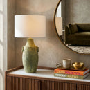 Hospitality furniture - Rustic Green Ceramic Table Lamp - www.oroatrade.com