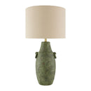 Hospitality furniture - Handpainted Green Ceramic Table Lamp - www.oroatrade.com